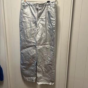 Tinseltown silver pants size 17